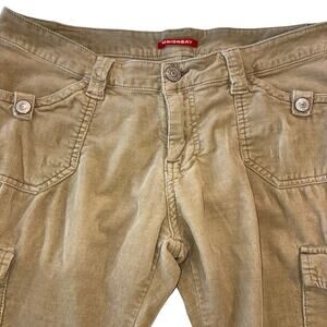 Vintage UnionBay Tan Low Rise Y2k Corduroy Cargo‎ Capris 13